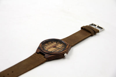 Groomsmen Package - Set of 6 Groomsman Wooden watches - All wood Watches Free Engraving and Shipping-Mens Watches-HAVERN Woodworks
