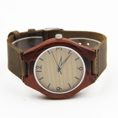 Groomsmen Package - Set of 6 Groomsman Wooden watches - All wood Watches Free Engraving and Shipping-Mens Watches-HAVERN Woodworks
