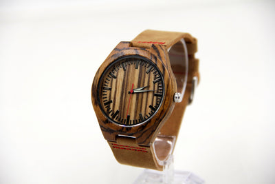 Groomsmen Package - Set of 7 Groomsman Wooden watches - All wood Watches Free Engraving and Shipping-Mens Watches-HAVERN Woodworks