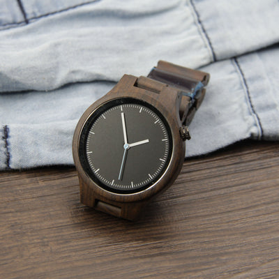 Groomsmen Package - Set of 8 Groomsman Wooden watches - All wood Watches Free Engraving and Shipping-Mens Watches-HAVERN Woodworks
