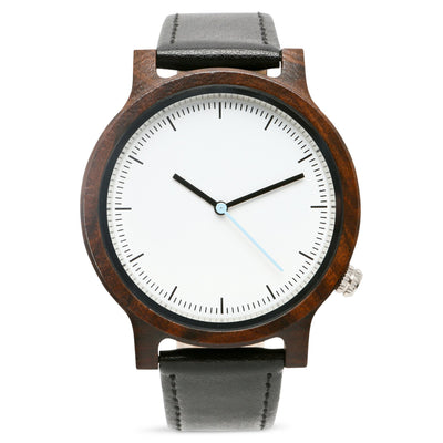 HAVERN Minimalist Ebony Mens Wood Watch-Mens Watches-HAVERN Woodworks