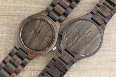 HAVERN Minimalist Ebony Mens Wood Watch-Mens Watches-HAVERN Woodworks