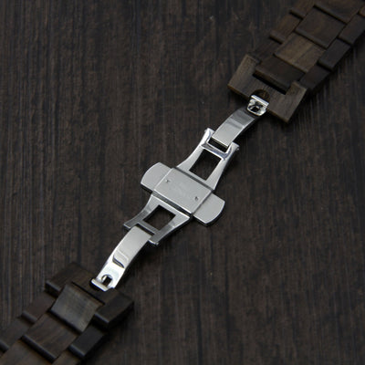 HAVERN Minimalist Mens Ebony Wooden Apple Watch Band-Apple Watch Bands-HAVERN Woodworks