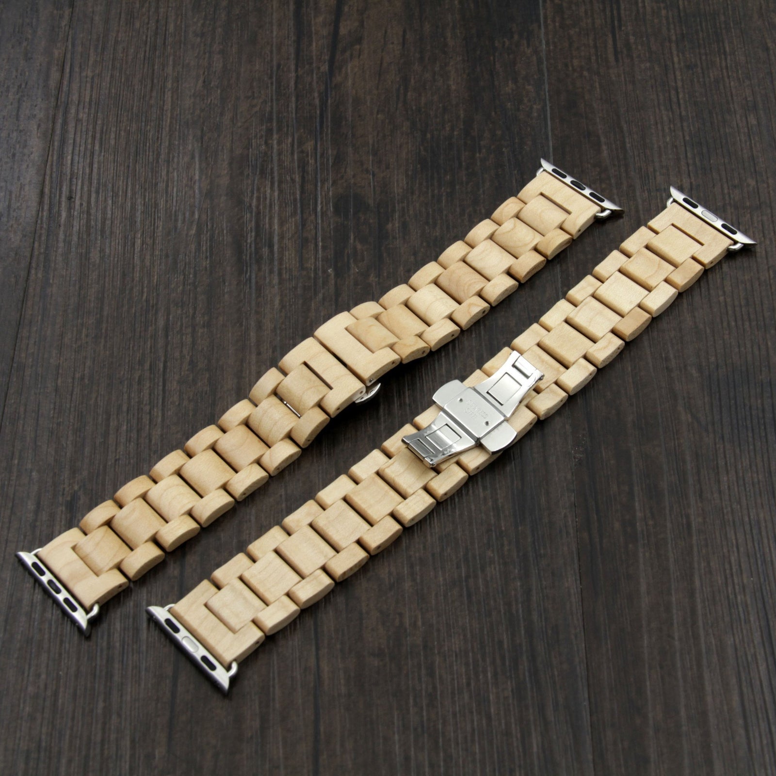 HAVERN Minimalist Mens Maple Wood Apple Watch 1 and 2 Minimalist Band-Apple Watch Bands-HAVERN Woodworks