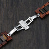 HAVERN Minimalist Mens Sandelwood and Ebony Wood Apple Watch 1 and 2 Minimalist Band-Apple Watch Bands-HAVERN Woodworks