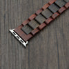 HAVERN Minimalist Mens Sandelwood and Ebony Wood Apple Watch 1 and 2 Minimalist Band-Apple Watch Bands-HAVERN Woodworks