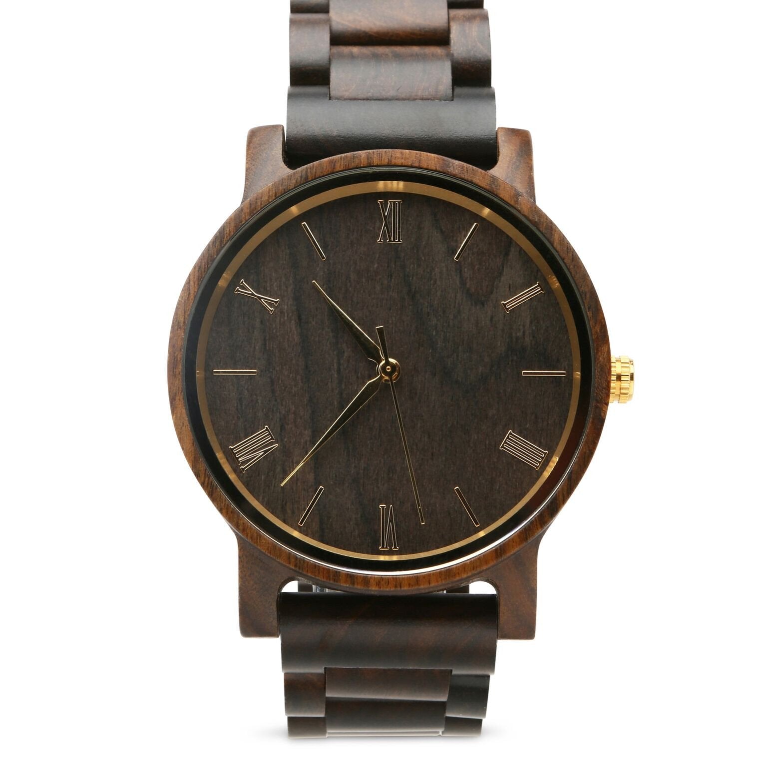 HAVERN Minimalist Mens Wood Ebony Watch-Mens Watches-HAVERN Woodworks