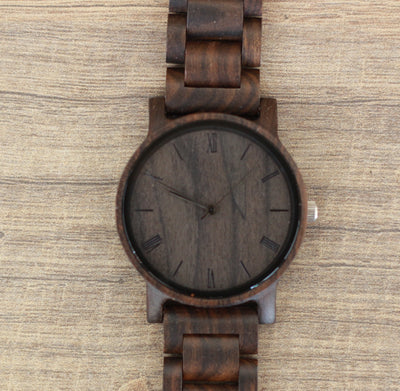 HAVERN Minimalist Mens Wood Ebony Watch-Mens Watches-HAVERN Woodworks
