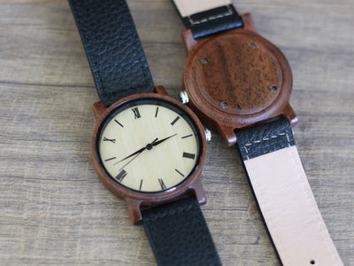 HAVERN Minimalist Mens Wood Watch - Walnut-Mens Watches-HAVERN Woodworks