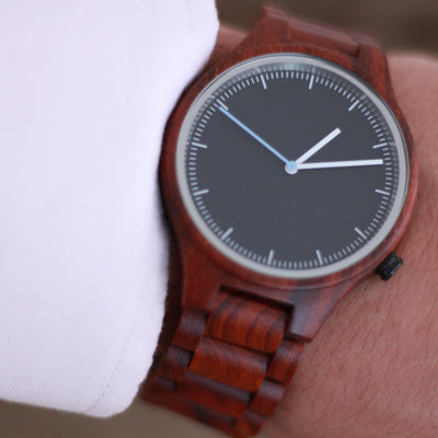 HAVERN Minimalist Sandalwood Mens Wood Watch-Mens Watches-HAVERN Woodworks