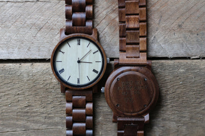 HAVERN Minimalist Walnut Mens Wood Watch-Mens Watches-HAVERN Woodworks