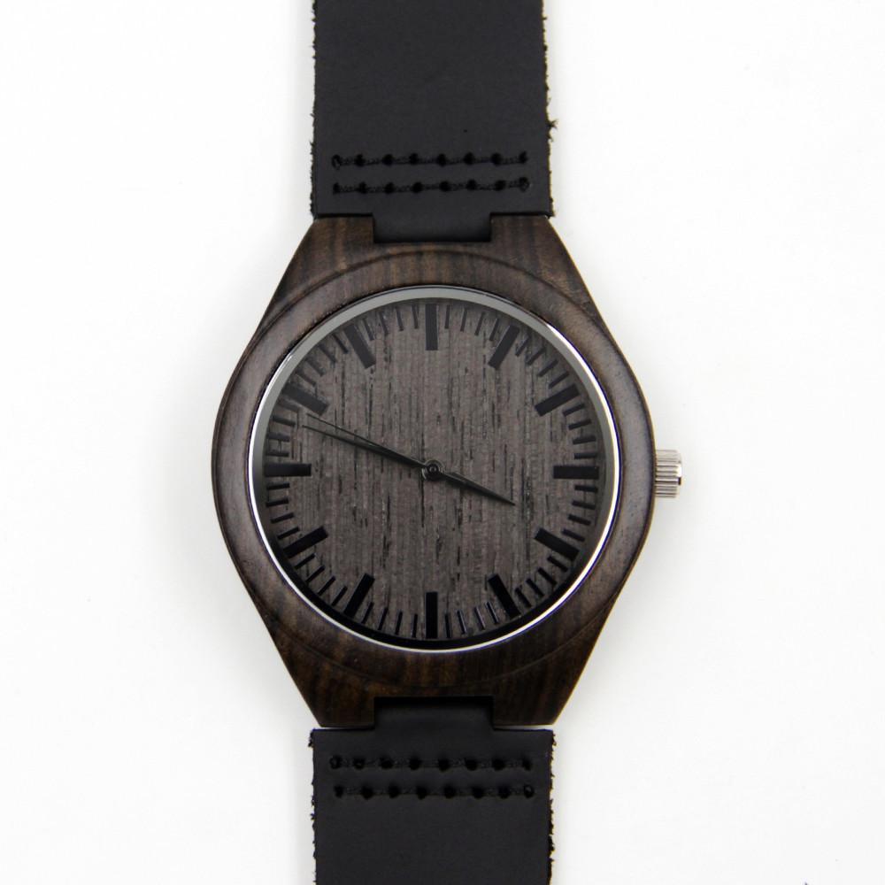 HAVERN Original Minimalist Mens Ebony Grain Wood Watch-Mens Watches-HAVERN Woodworks