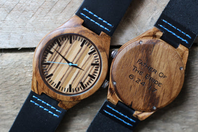 HAVERN Peak Zebrawood Mens Wood Watch-Mens Watches-HAVERN Woodworks