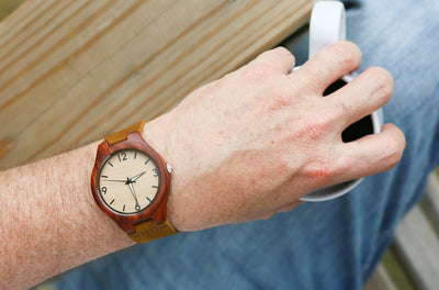 HAVERN "Sapelo" Sandalwood Mens Wood Watch-Mens Watches-HAVERN Woodworks