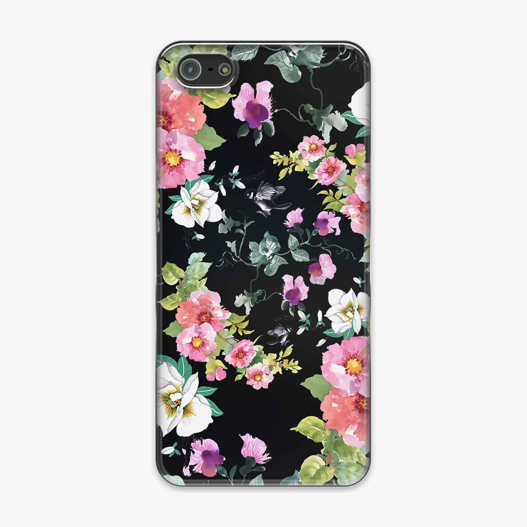 Tough iPhone 5 Phone Case - Fresh Colorful Flowers