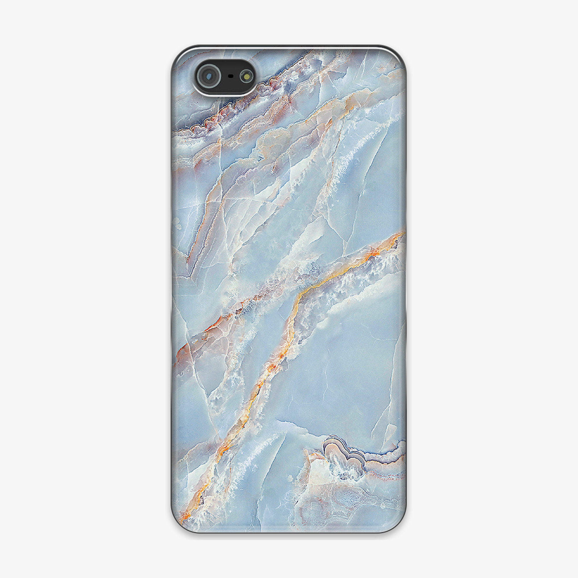 Snap iPhone 5 Phone Case - Blue Pastel Marble