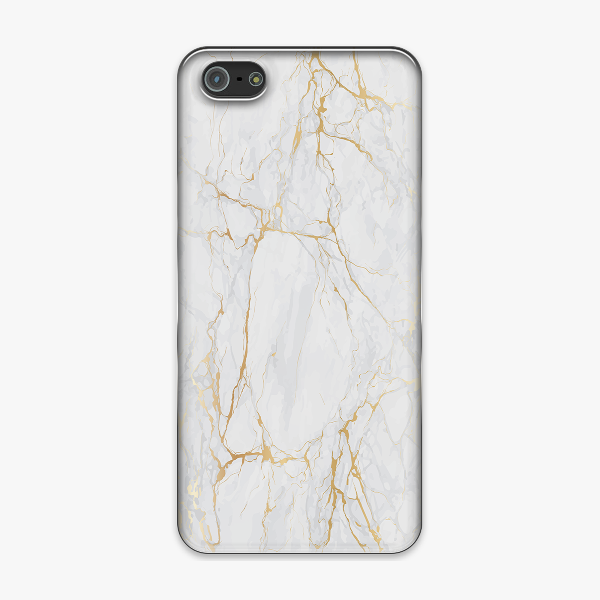 Snap iPhone 5 Phone Case - White Marble Texture