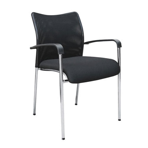 Ian Mesh Back Upholstered Chair
