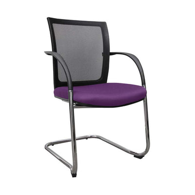 Jet Mesh Back Visitor Chair - Chrome Base