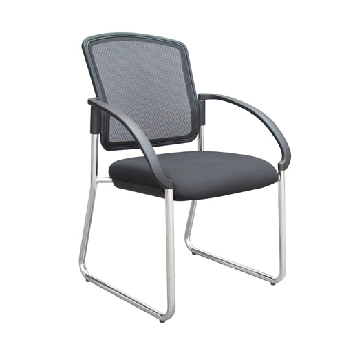 Max Mesh Back Upholstered Chair
