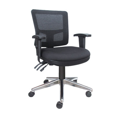Mega Mesh Back Upholstered Chair
