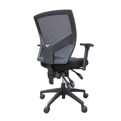 Metron Mesh Back Upholstered Chair