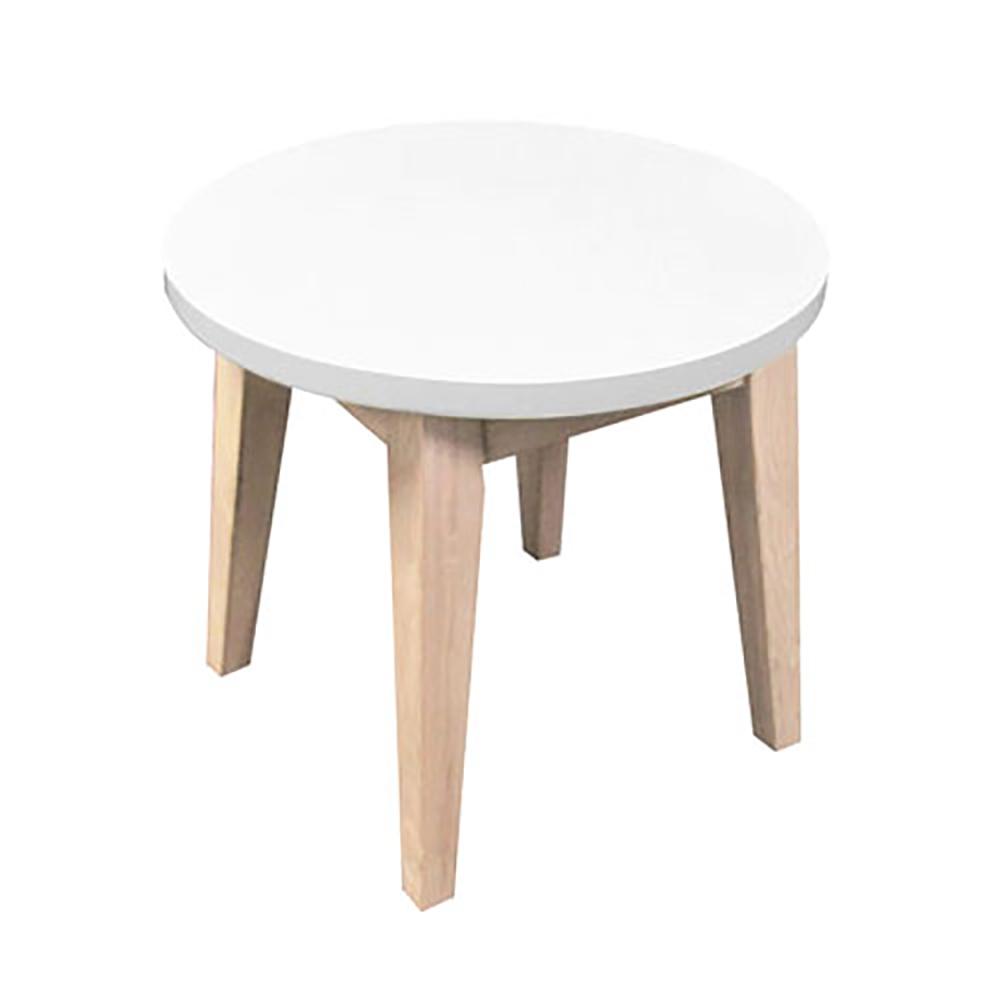 Round Table with Timber Leg