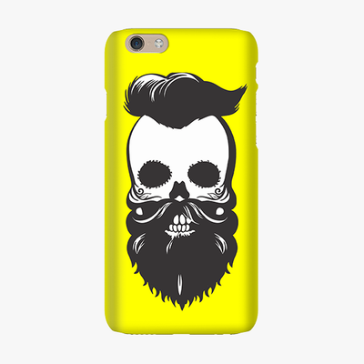 Tough iPhone 6  Phone Case - Skull With Beard And Mustache