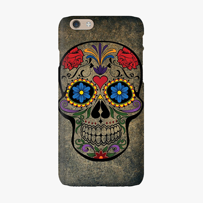 Tough iPhone 6  Phone Case - Skull  With Artwork