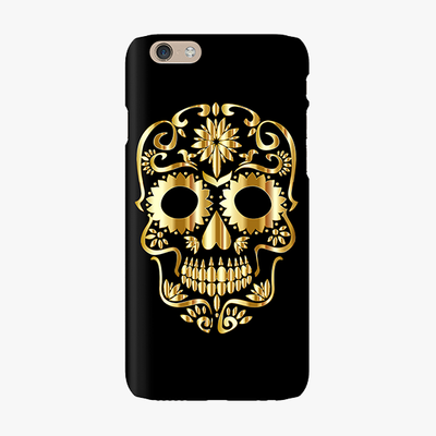 Snap iPhone 6  Phone Case - Golden Skull