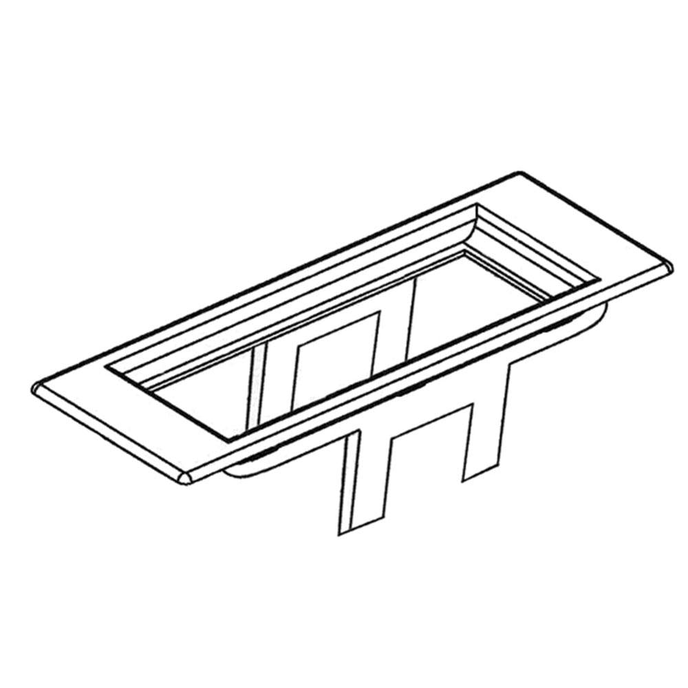 2 Gang Thick Flat Tile Frame