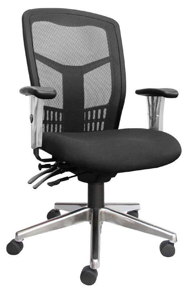 Tran Mesh High Back Chrome Base Seat