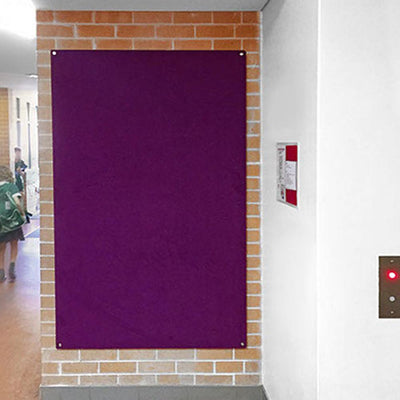 Unframed Wrapped Smooth Velour Pinboard